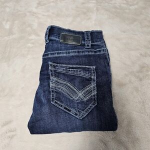 Buckle Black Three Straight Stretch Jean